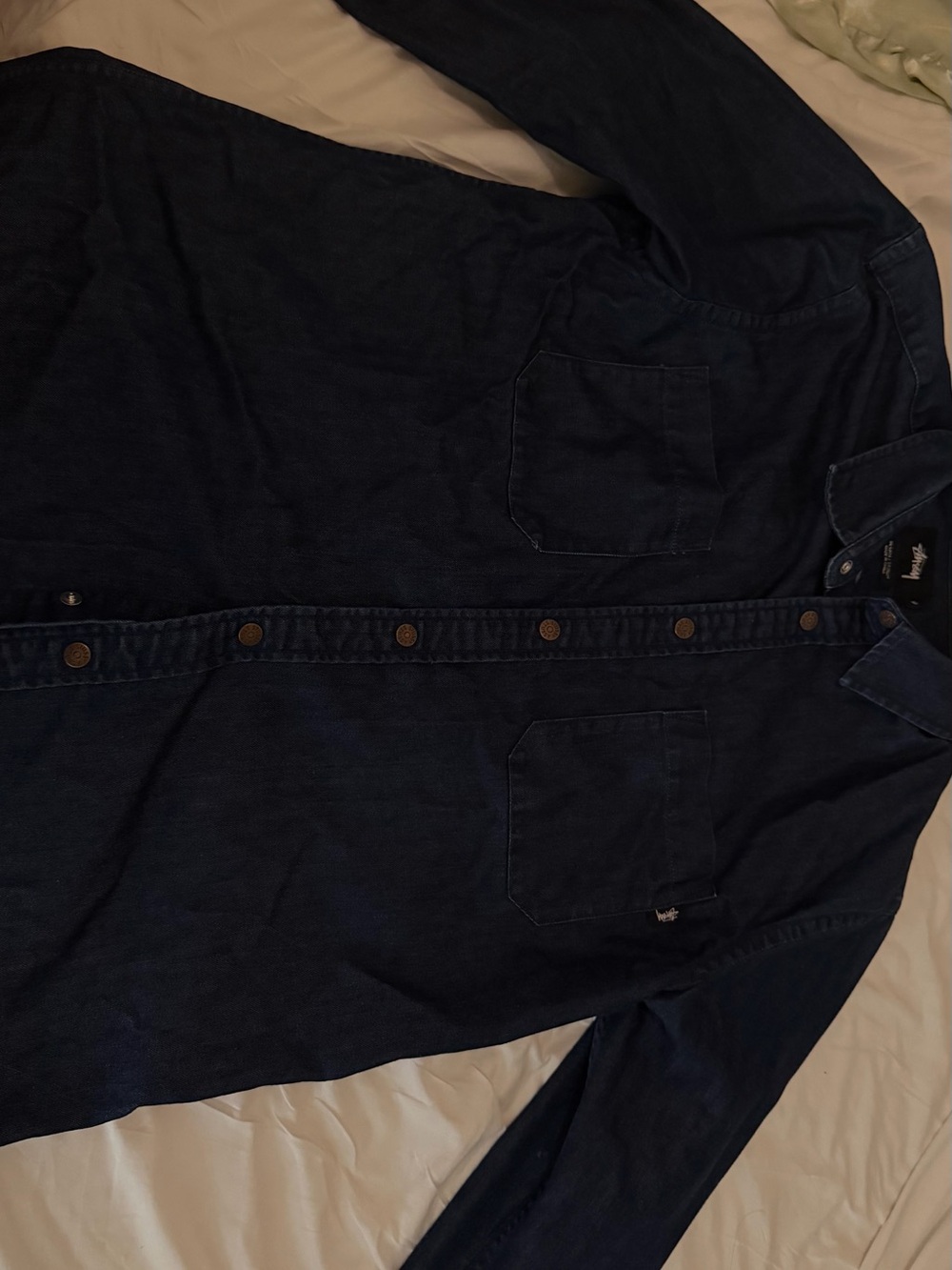 Stussy Men’s Navy Indigo Denim Jeans - Picture 2 of 3